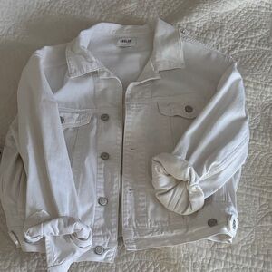 Agolde Classic White Jean Jacket